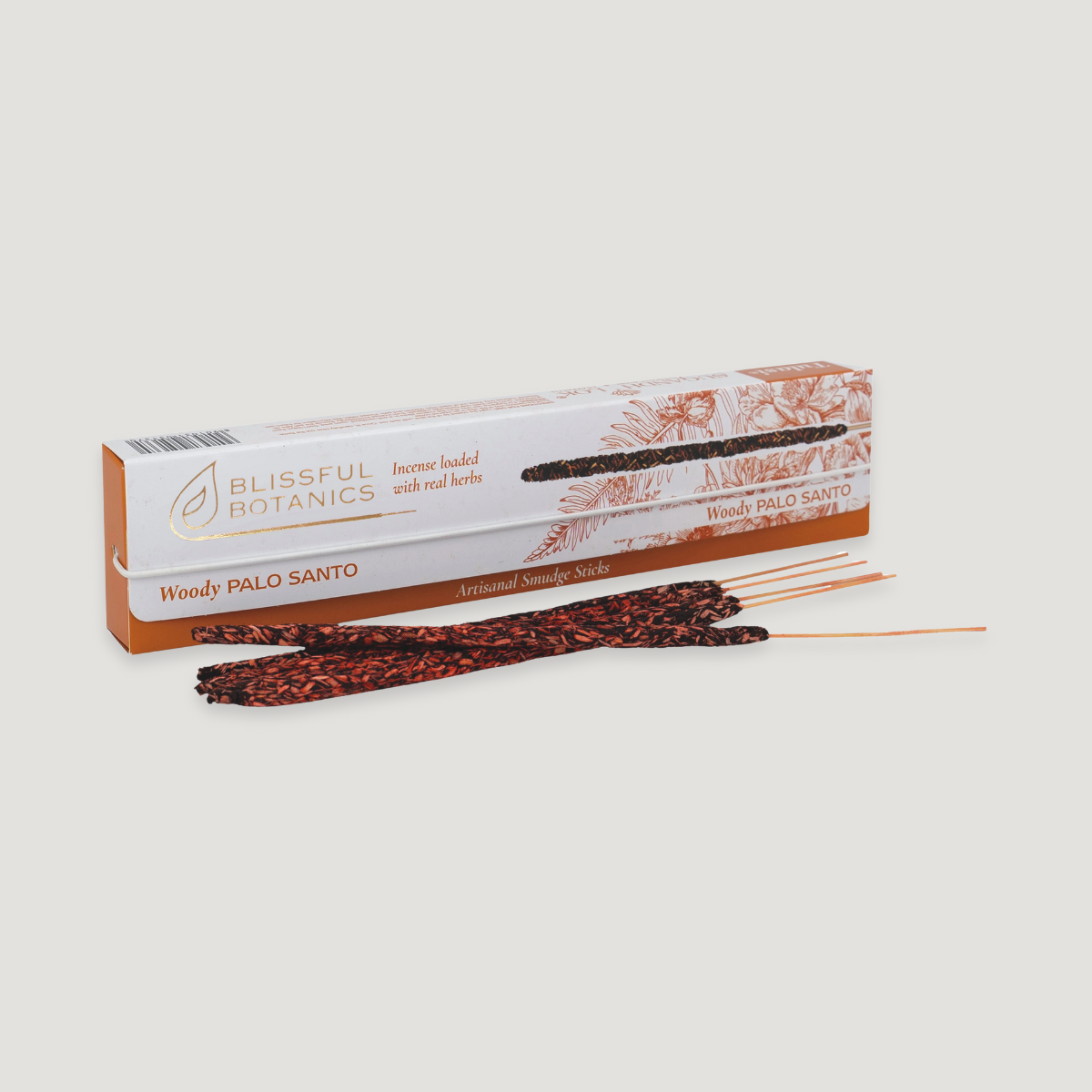 Vonné tyčinky - Blissful Botanics Woody Palo Santo