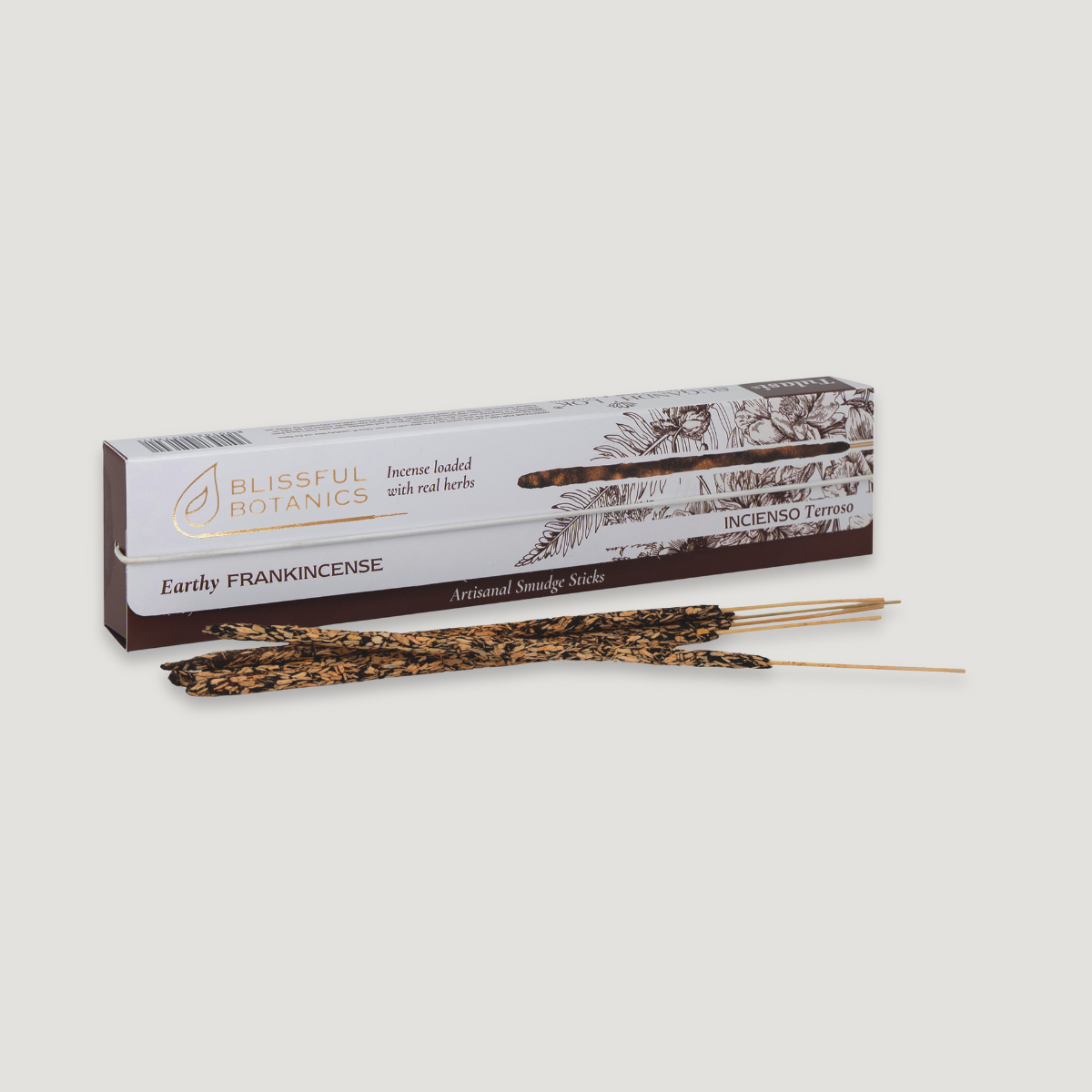 Vonné tyčinky - Blissful Botanics Earthy Frankincense