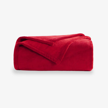 Plyšová deka Värme - Red Embrace