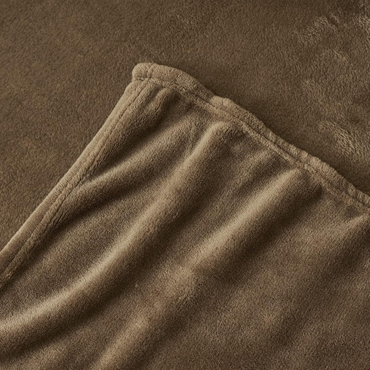 Plyšová deka Värme - Brown Cocoa