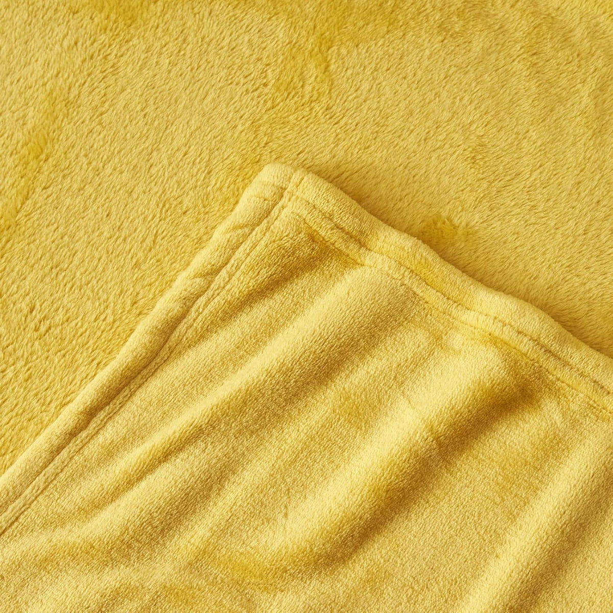 Plyšová deka Värme - Honey Gold
