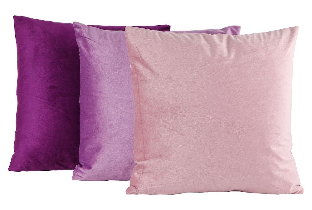 Obliečka na vankúš - Trio set fialové odtiene
